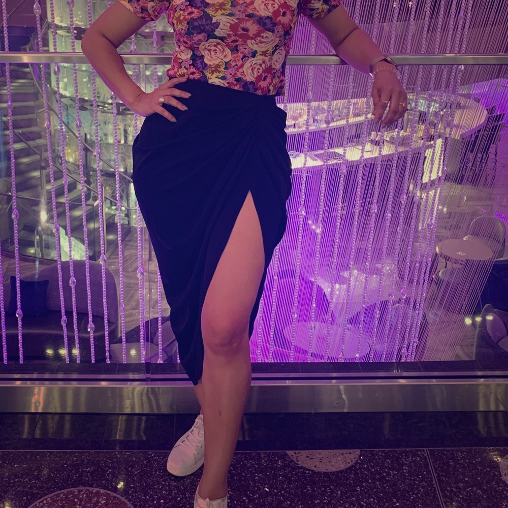 Black skirt